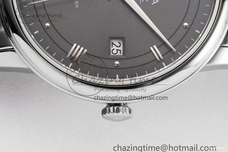 0213 De Ville SS DIWF 1:1 Best Edition Gray Dial SS Markers on SS Bracelet MIYOTA FlexibleFit 7851